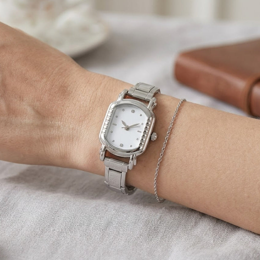 Strieborné Vintage 'Silver Ribbons'
