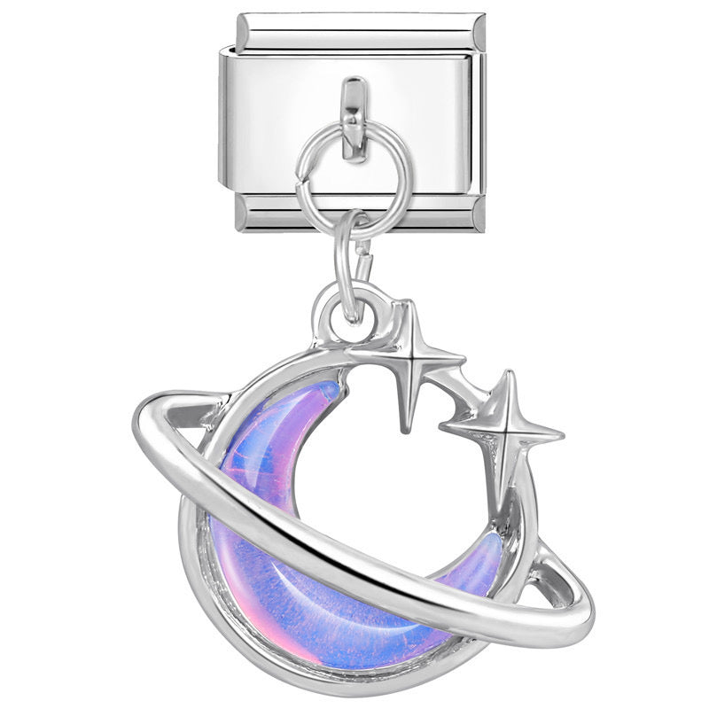 Moon and star pendant