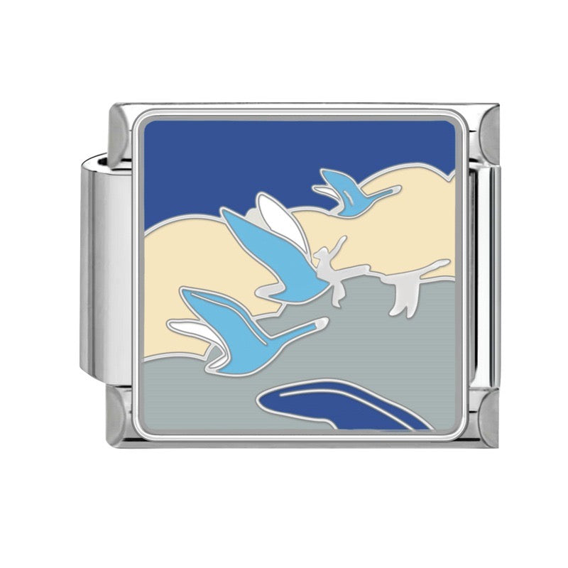 Flying Seagulls Pendant