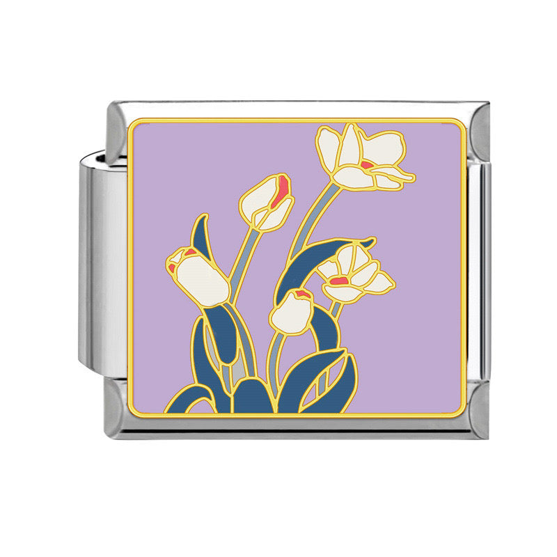 Cream Tulips Pendant