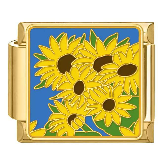 Prívesok Slnečnice lúka – Zlatá
