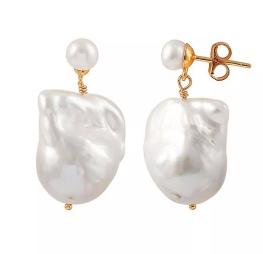 Náušnice Perlová Elegancia