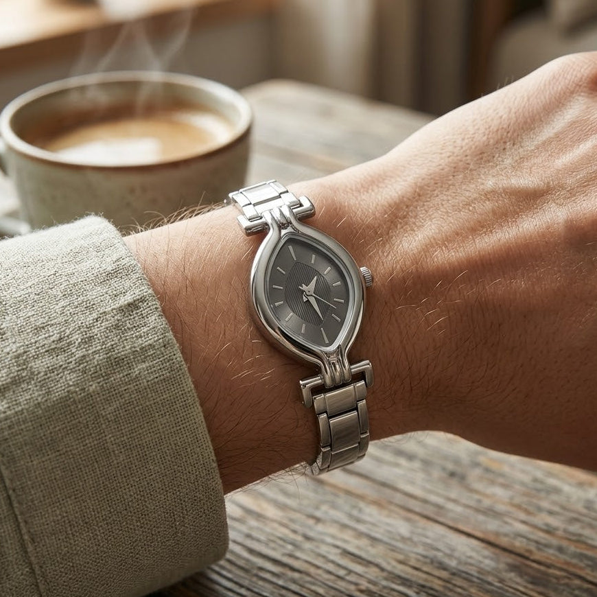 Strieborné Vintage 'Silver Midnight'