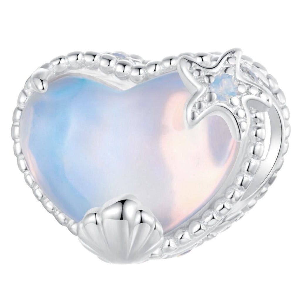 Koralik w kształcie serca morskiego 