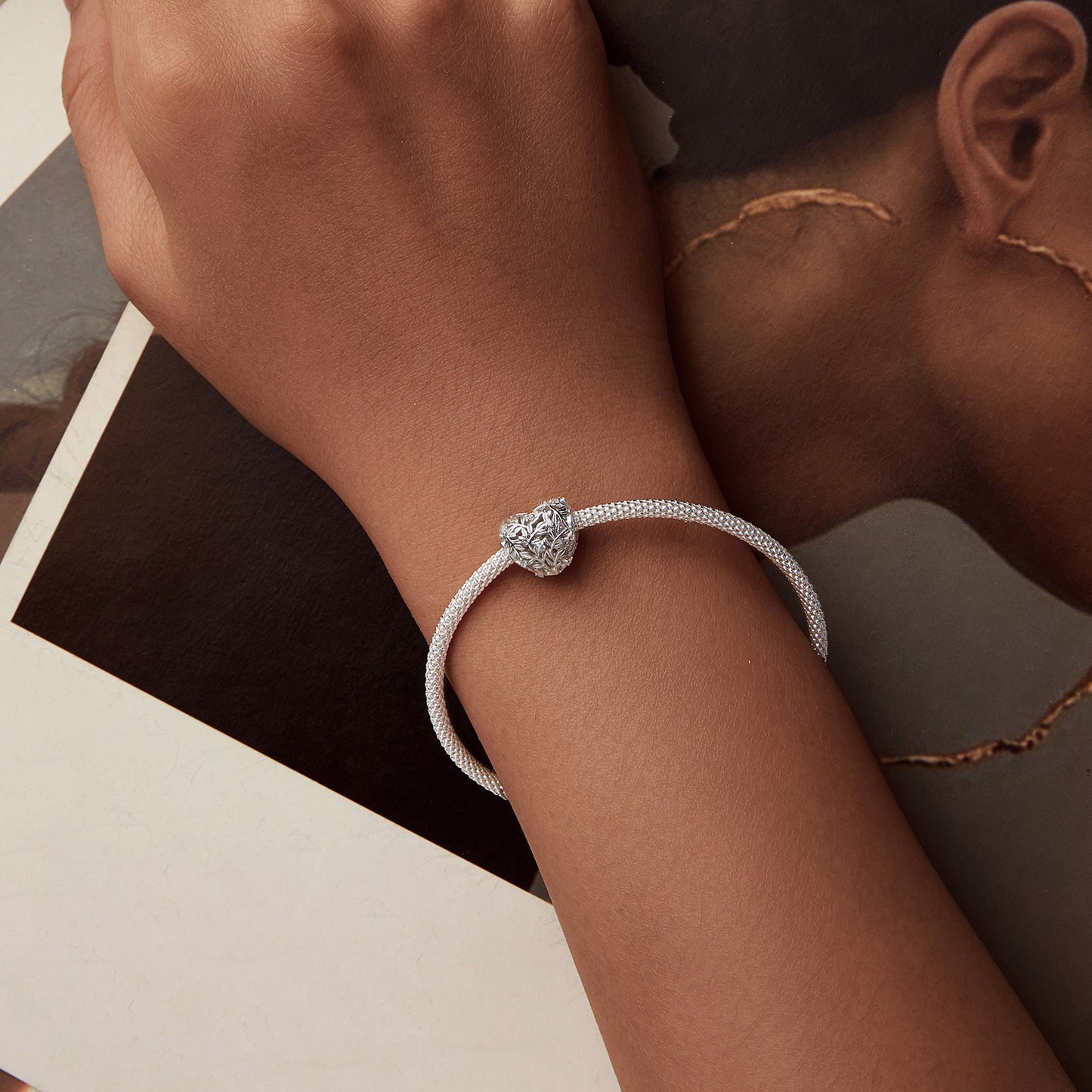 korálka Pletené Srdce