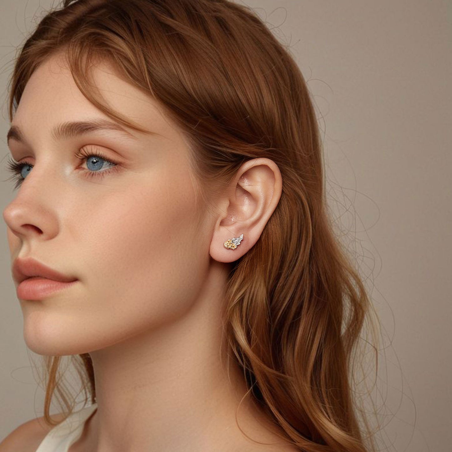 Kolczyki ze skrzydłami anioła