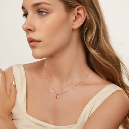 Strieborný náhrdelník - Slnečný lúč