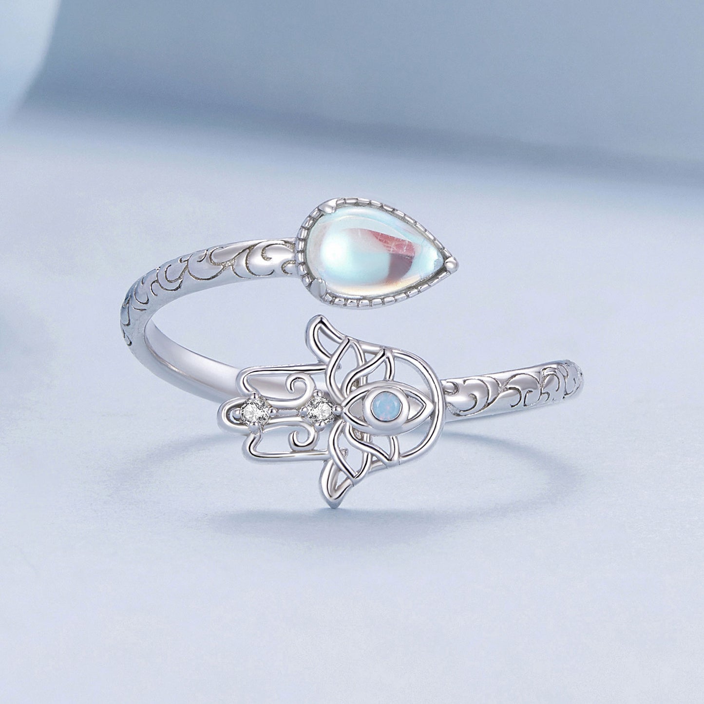 Silver ring Happiness 