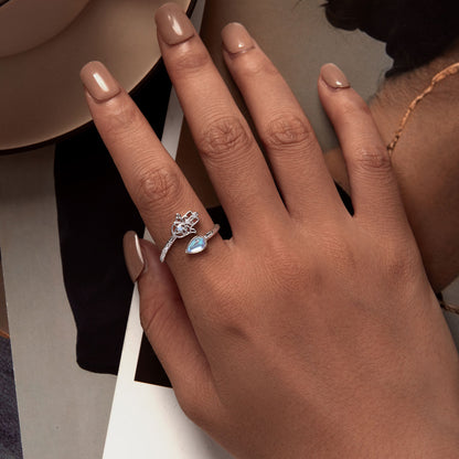 Silver ring Happiness 