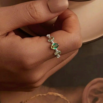 Žiedas Žalia švelnumas