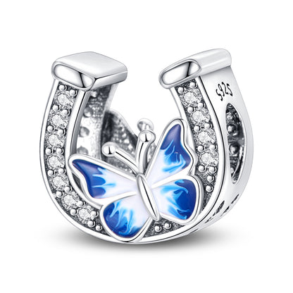 Podkova so modrým motýľom