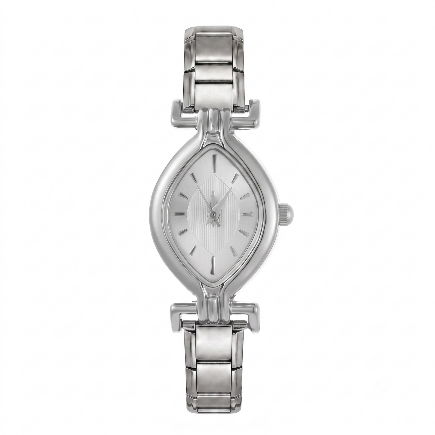 Strieborné Vintage 'Silver Marquise'