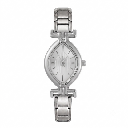 Strieborné Vintage 'Silver Marquise'
