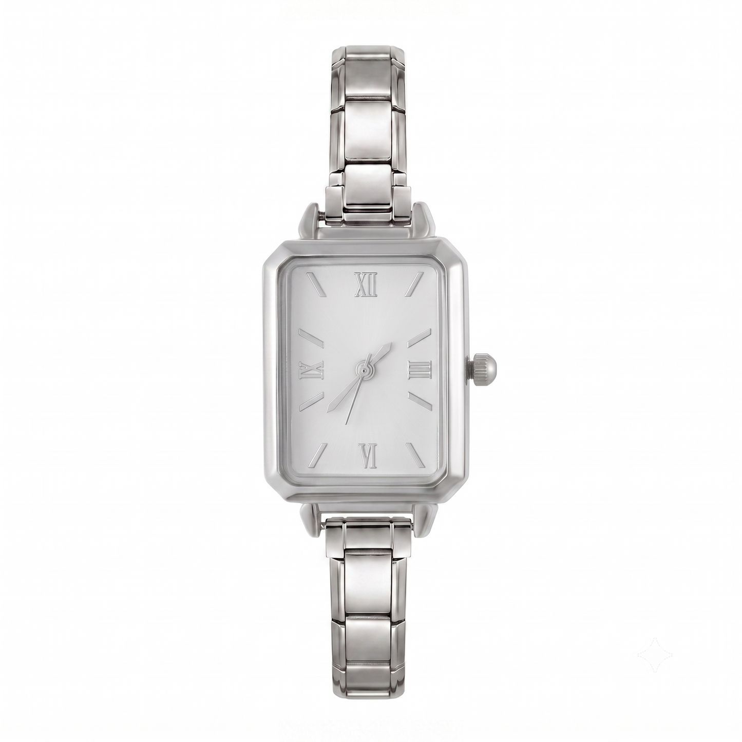 Argintiu Vintage „Alb Pur”
