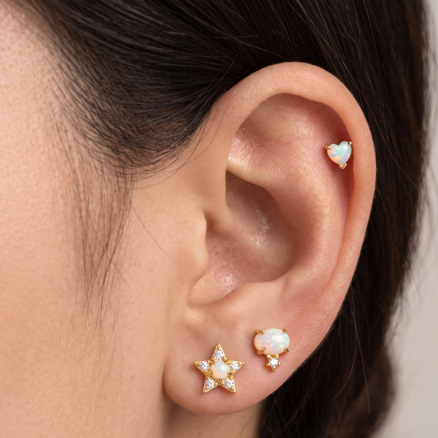 Piercing Náušnica Opal Stella Ag 925