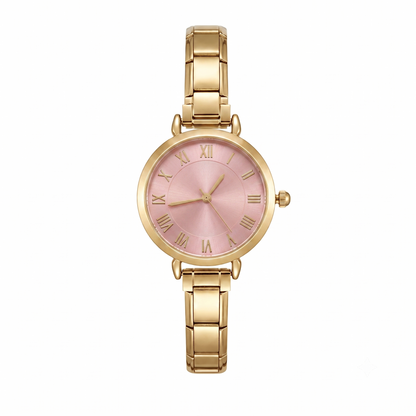 Roz rozaliu vintage auriu