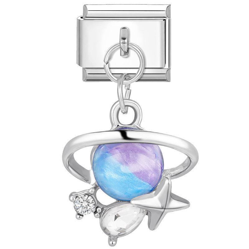 Planet with star pendant
