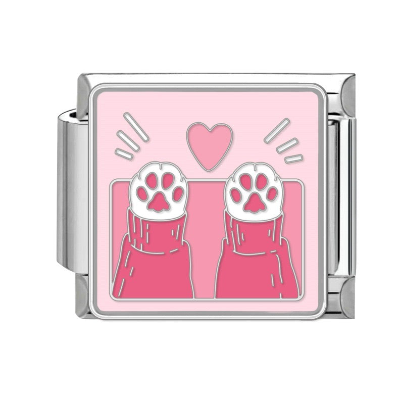 Pink Paws Pendant