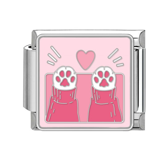 Pink Paws Pendant
