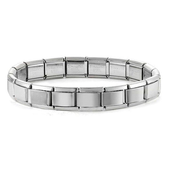 Shiny steel bracelet
