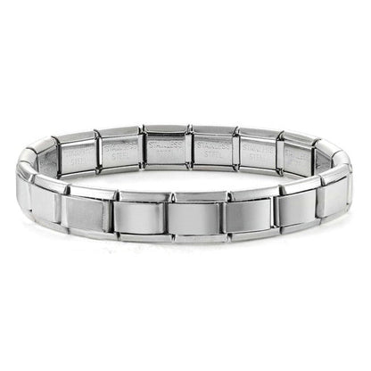 Shiny steel bracelet