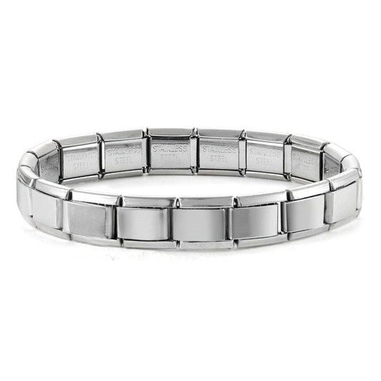 Shiny steel bracelet