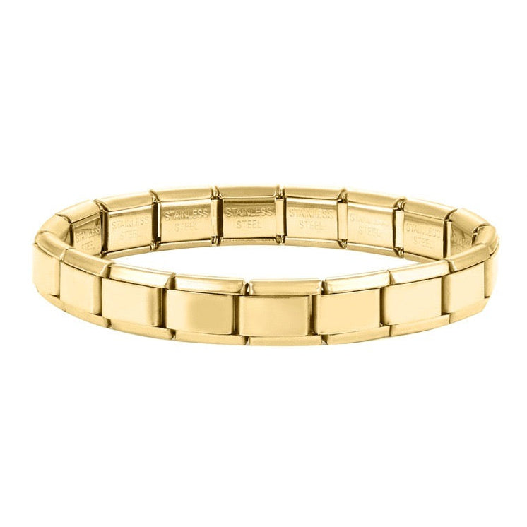 Bransoletka ze złotym wykończeniem