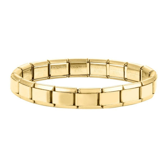 Bracelet with gold finish