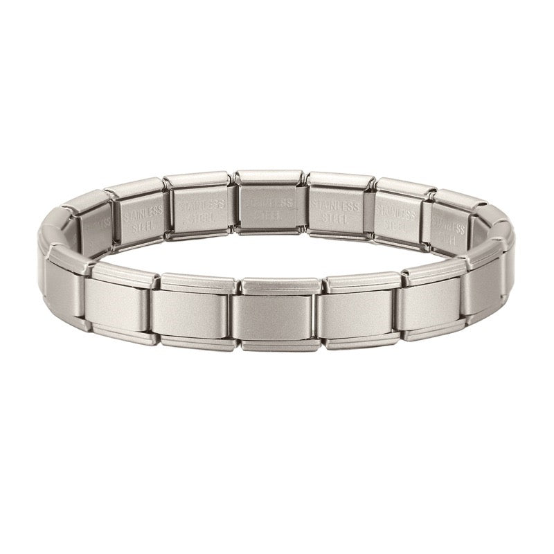 Satin steel bracelet