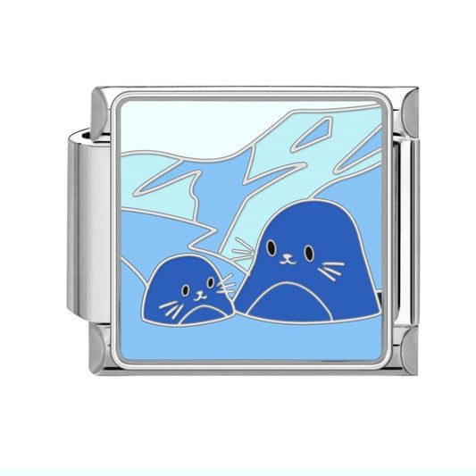 Seal by the iceberg pendant