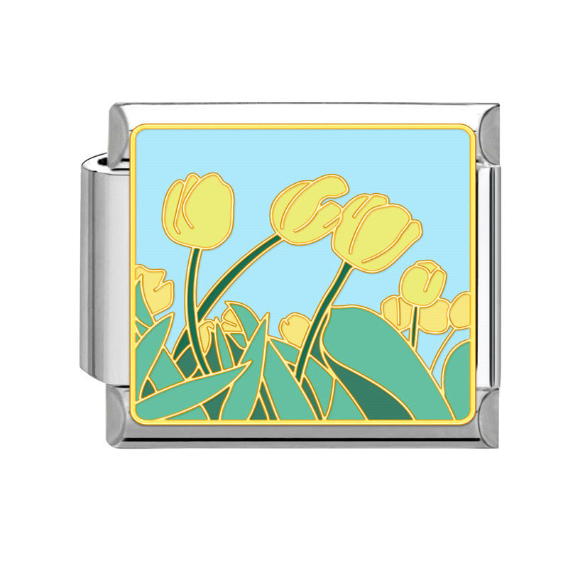 Pendant Yellow Tulips