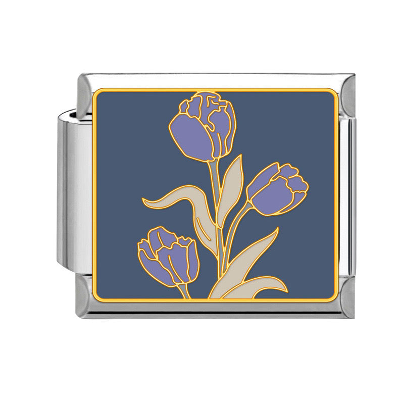 Purple Tulips Pendant