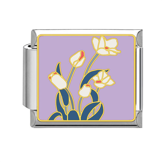 Cream Tulips Pendant