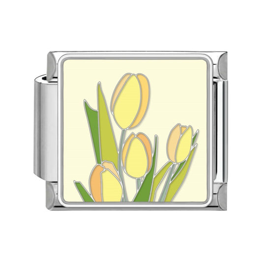 Pendant Yellow tulips delicate