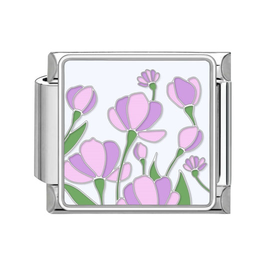 Purple Tulips Pendant