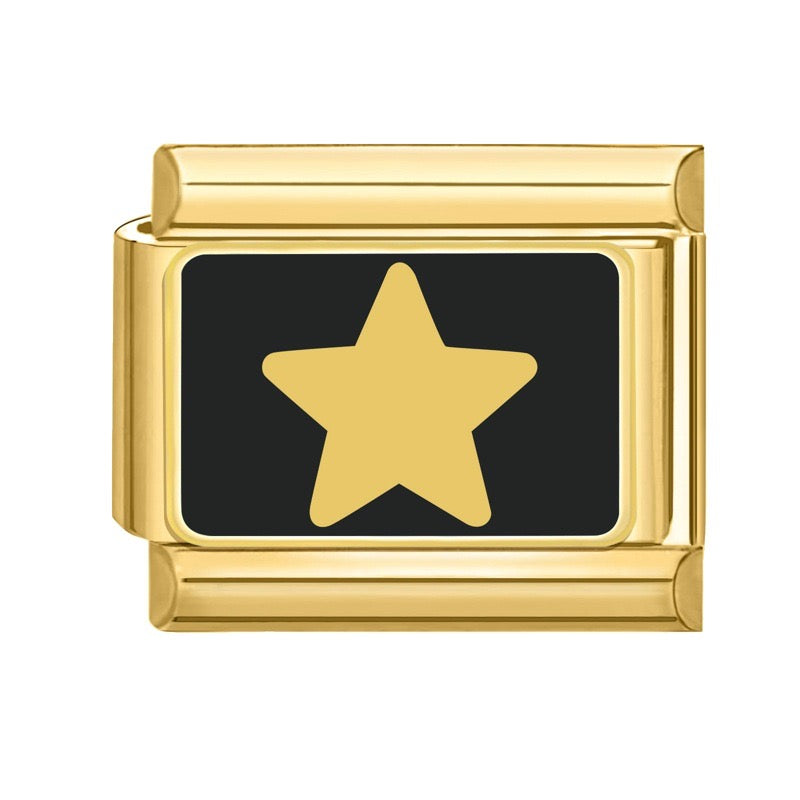 Gold star pendant