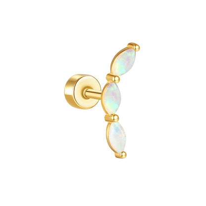 Piercing Náušnica Opal Trio Ag 925