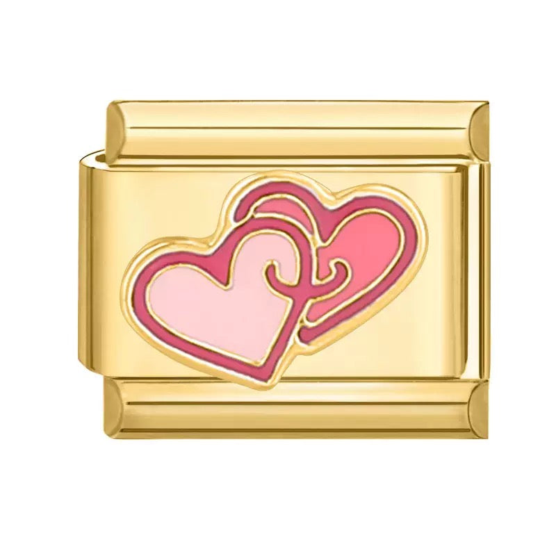 Dupla Szívecskés Szerelem Medál