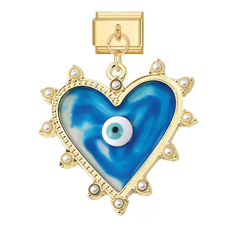 Titokzatos Kék Szív Medál