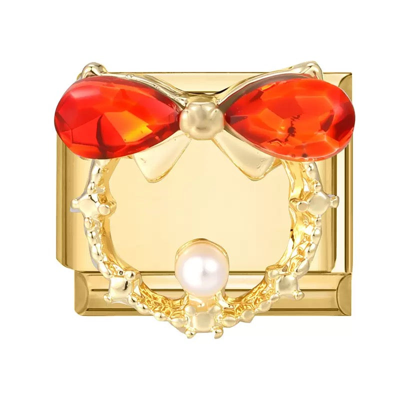 Arany Koszorú Medál Piros Szalaggal