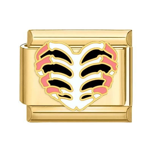 Bordázott Szív Medál