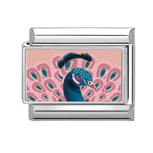 Exotikus páv medál