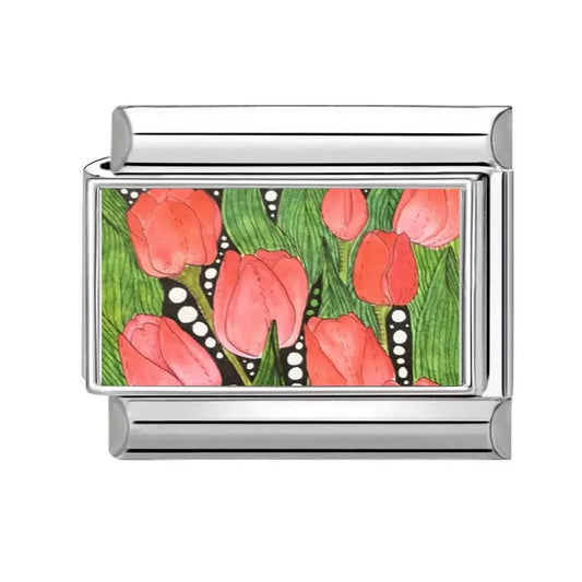 Nehéz tulipán medál