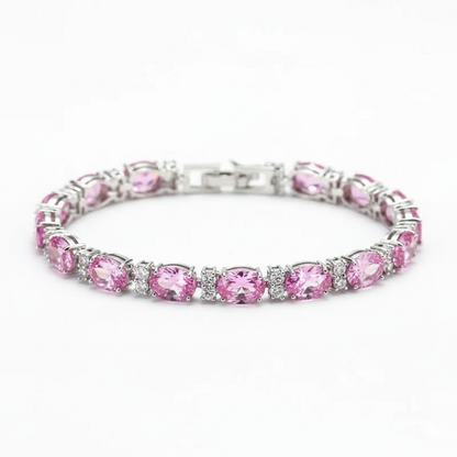 Rózsaszín Elegancia Karkötő