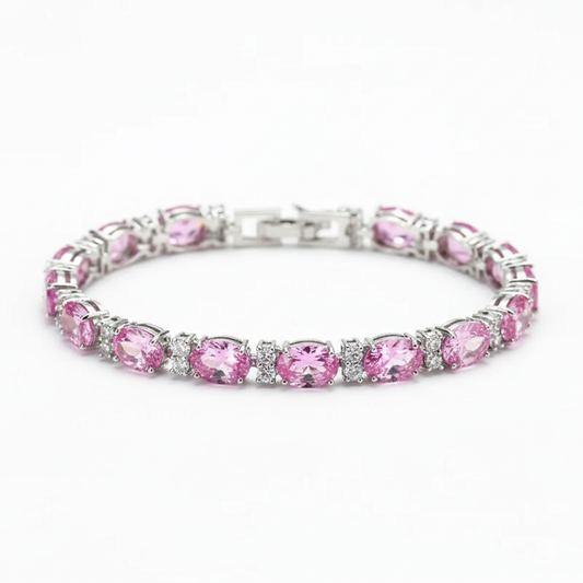 Rózsaszín Elegancia Karkötő