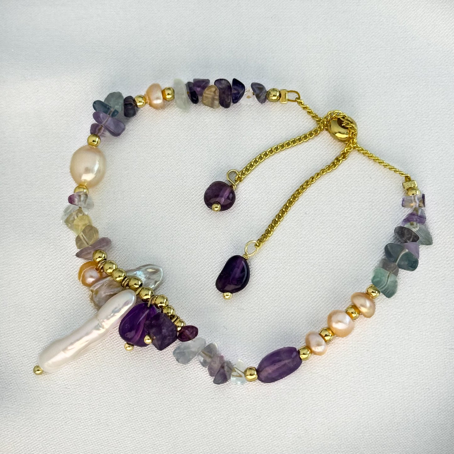 Náramok Fialový Pôvab Ametyst