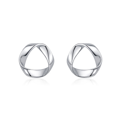 Náušnice Minimalistický geometrický oblúk