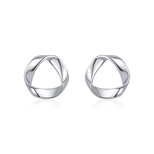 Náušnice Minimalistický geometrický oblúk