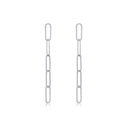 Náušnice Retiazkové články minimalistické