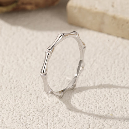 Prsteň Bambusová elegancia